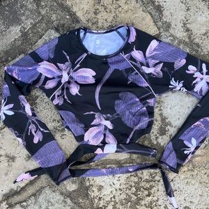 Rash guard swim top